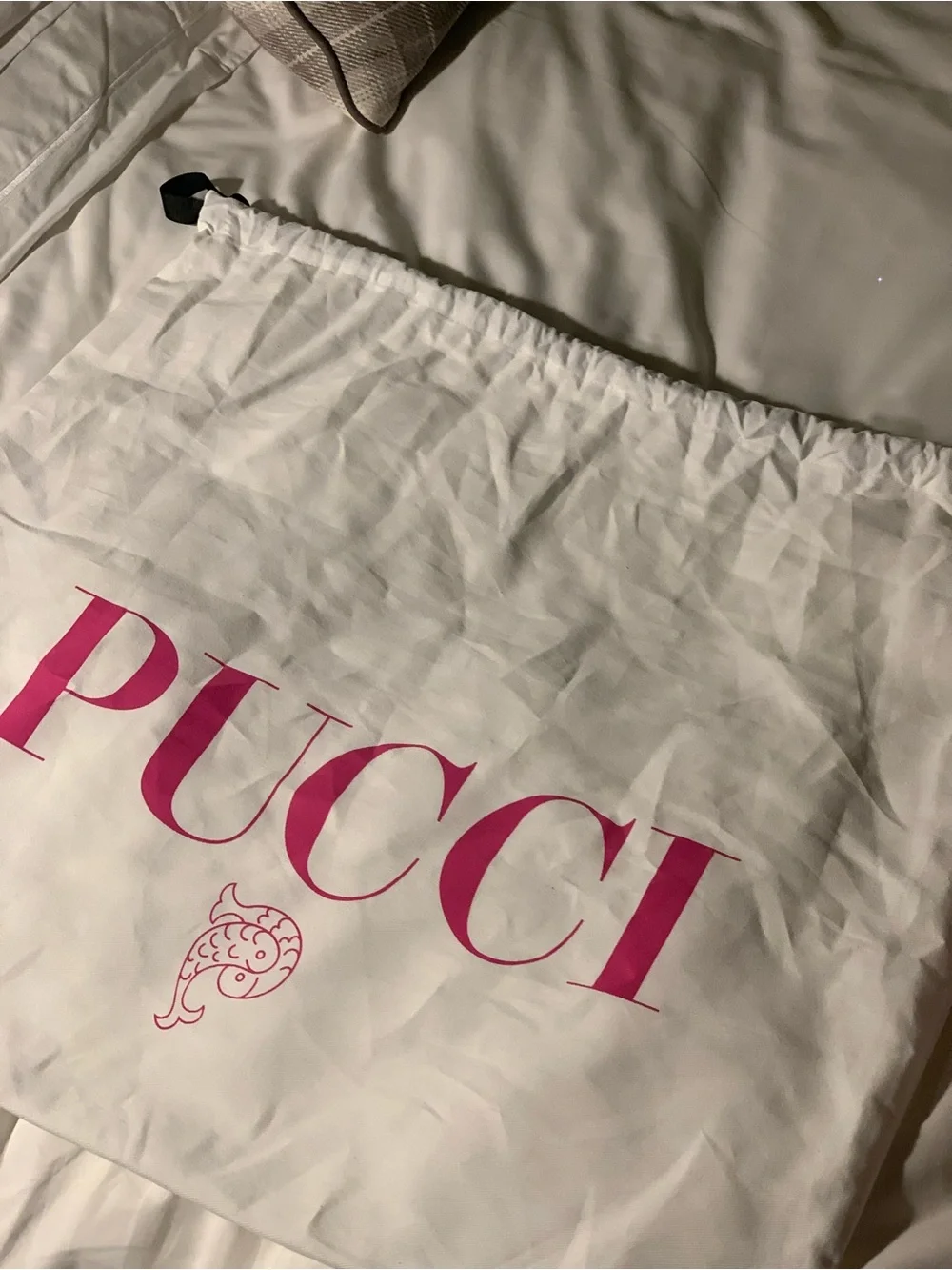 Authentic large brand new Pucci dust bag, linen, must have!